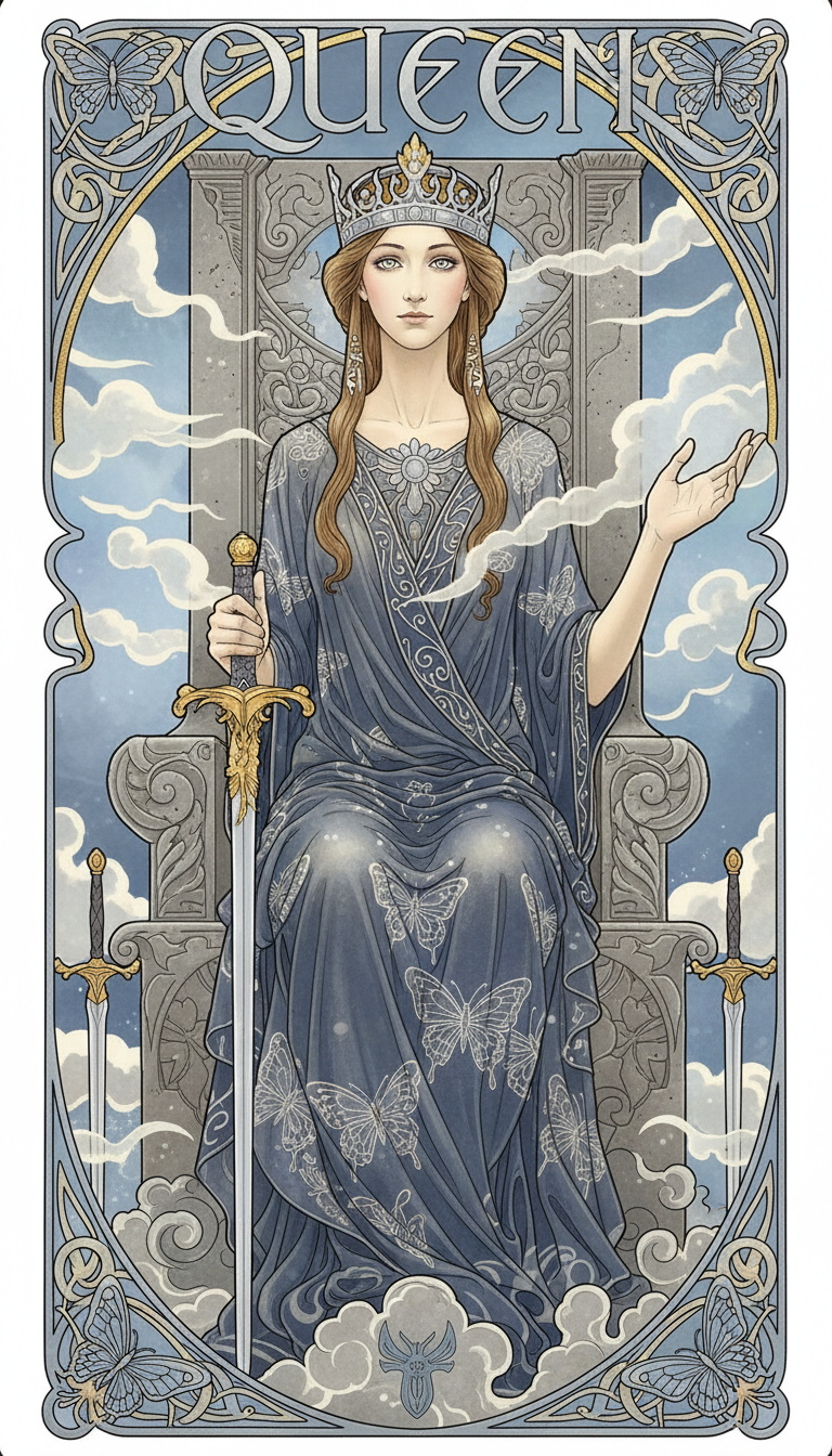 Queen of Swords tarot card